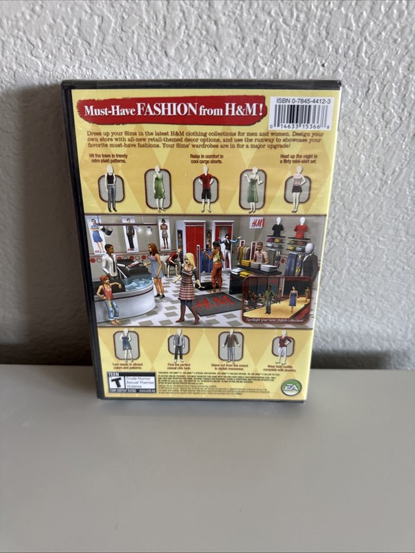 The Sims 2 H&M Fashion Stuff PC Game Expansion Pack 2007 - Complete ML440 gallery