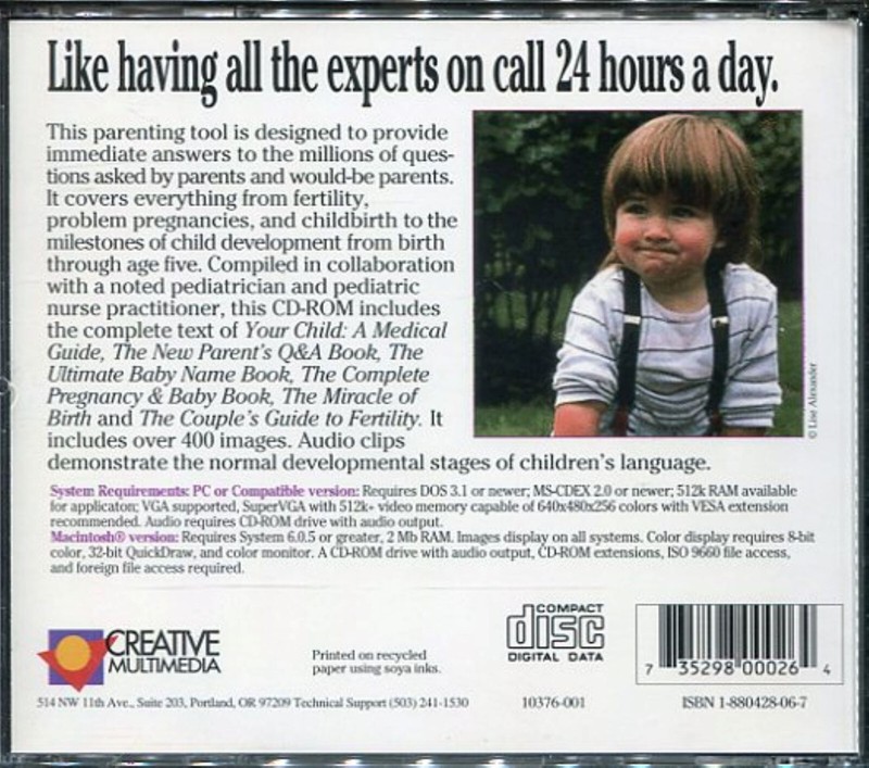 Parenting: Prenatal to Preschool (1994) - CD-ROM for DOS or Mac! gallery