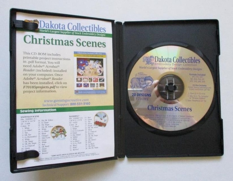 Dakota Collectibles Embroidery Club - CHRISTMAS SCENES (2004 - CD-ROM Software) gallery