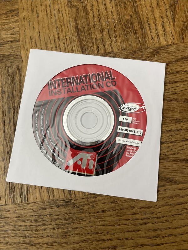 International Installation Version 610 PC Software
