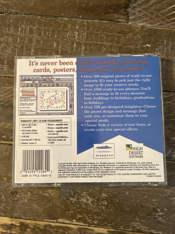 Cardshop Plus Deluxe PC Cd Rom gallery