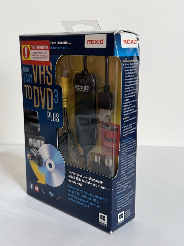 Roxio Easy VHS To DVD 3 Plus Convertor VHS Video Hi8 & Video8 Movies To DVD gallery