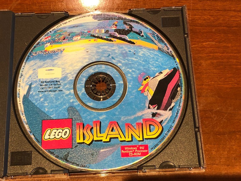 Vintage Mindscape LEGO Island 3D Action Adventure PC CD-ROM