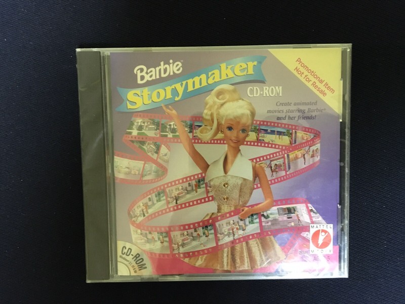 Barbie Storymaker CD 1999 Mattel Media sealed