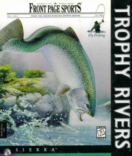 Trophy Rivers PC CD fly fishing catch big trout salmon bait fish tournament game