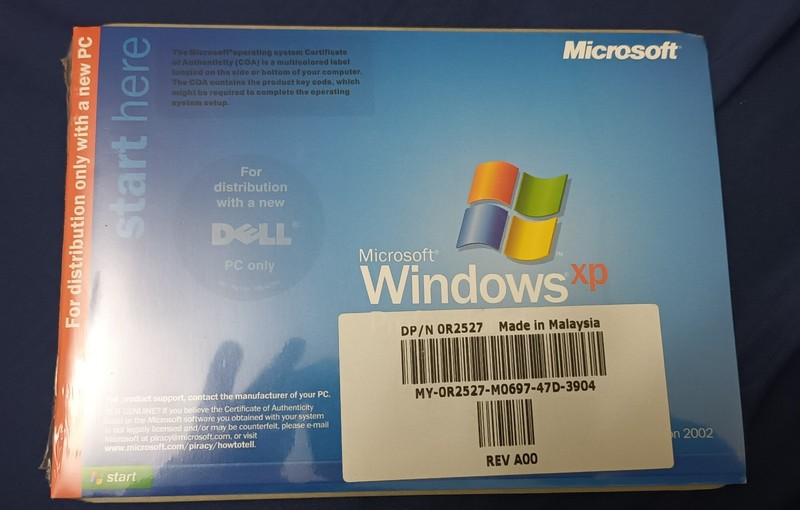 Dell Microsoft Windows XP Professional SP1a Install Reinstallation Disc CD Pack