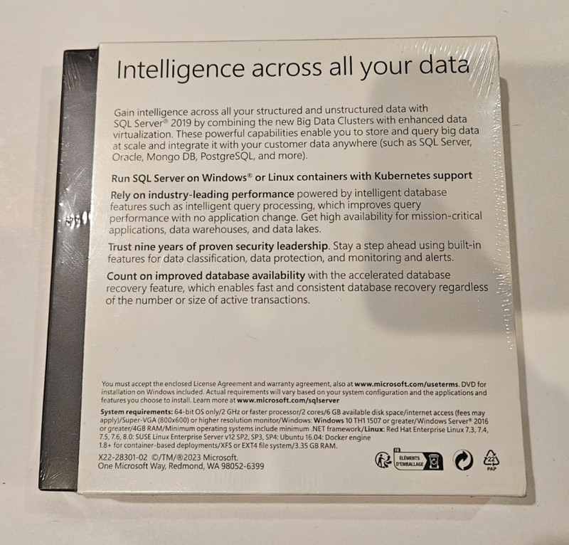 BRAND NEW Microsoft SQL Server 2019 Standard 10 CALs 228-11548 gallery