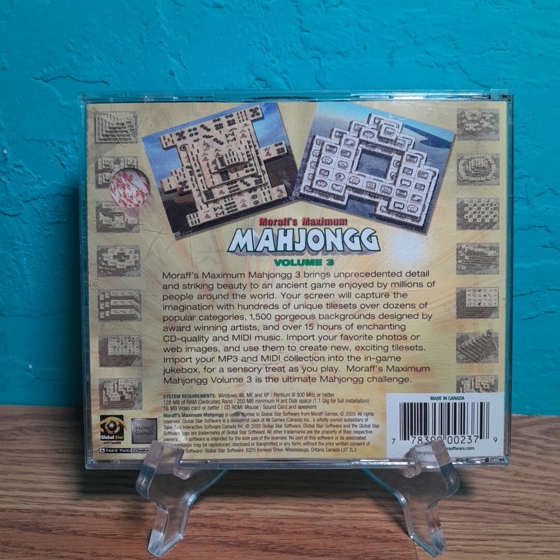 MAHJONGG VOL. 3 PC CD-ROM VIDEO GAME 2 CD SET gallery