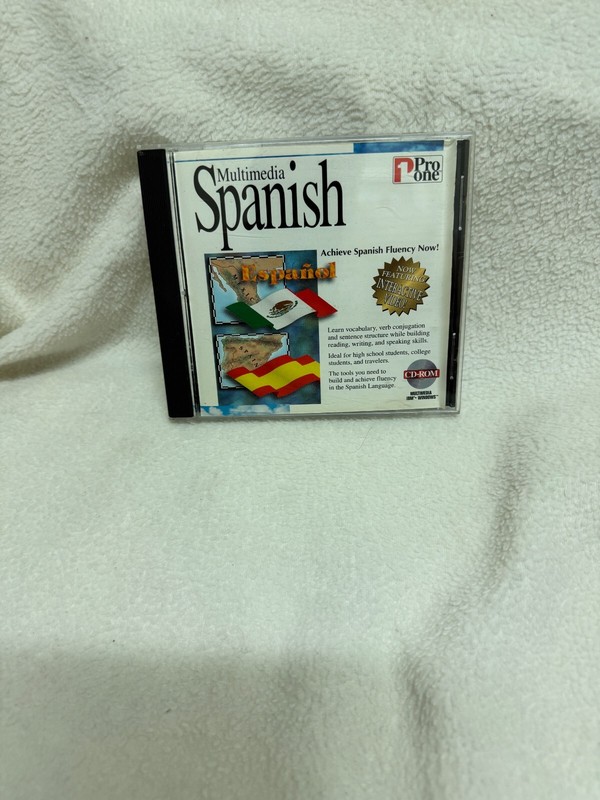 Pro One Multimedia Spanish - 1997 USED CD & JEWEL CASE IN VERY GOOD CONDITION!!! gallery