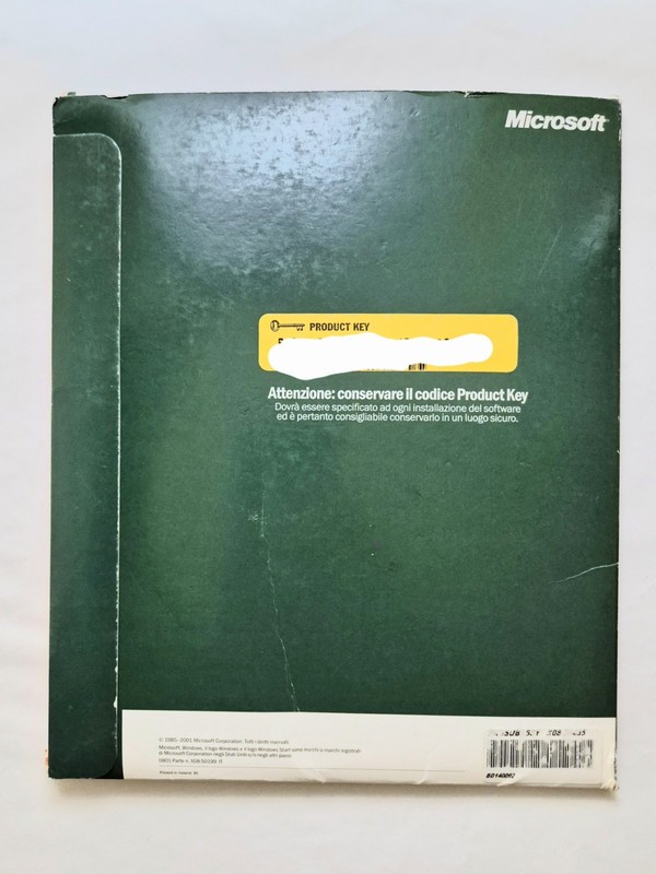 Microsoft Windows XP Home Edition Upgrade Version 2002 ITA + Product Key gallery