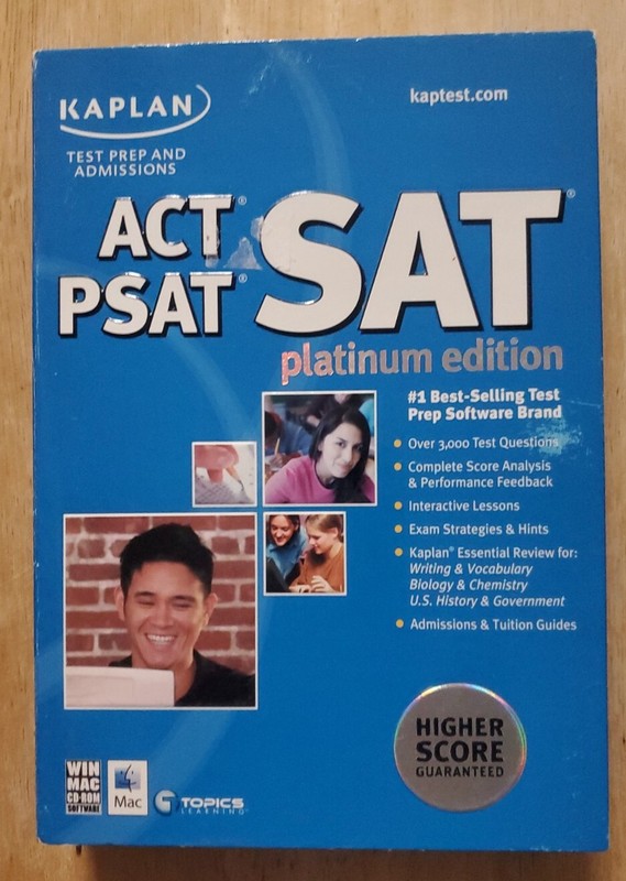 Kaplan SAT ACT & PSAT 2005 Platinum Edition for PC / Mac – untested