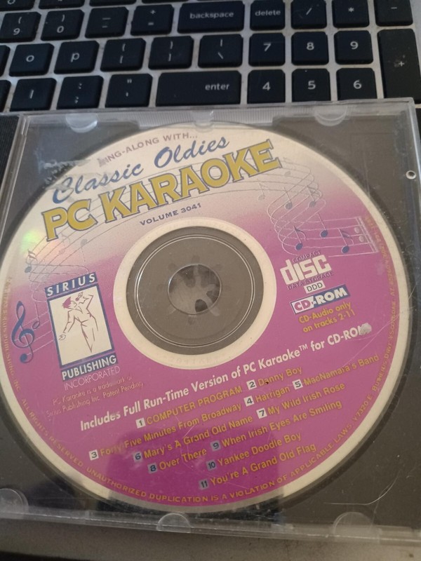 PC Karaoke - Classic Oldies CD-ROM for Windows CD ONLY