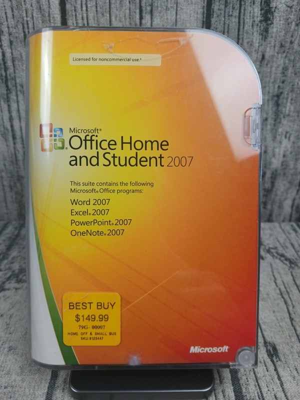 Microsoft Office Home and Student 2007 (79G-00007) Pre-Owned, Good Condition