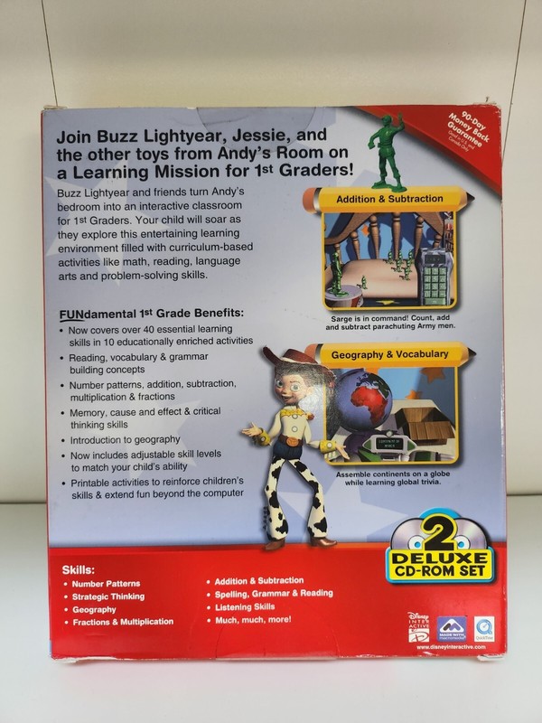 Disney Pixar Learning 1st Grade Toy Story_2 Deluxe CD-ROM SET gallery