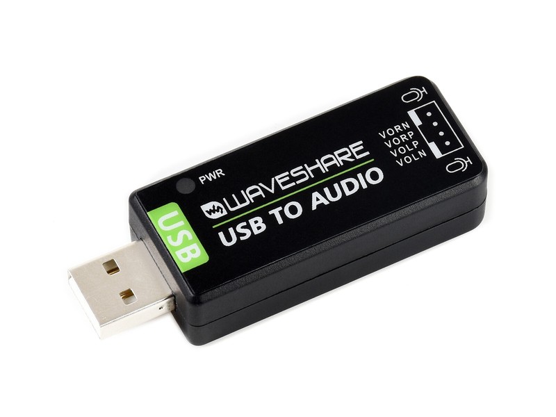 Waveshare WS USB to Audio Converter driver-free sound card for Raspberry Pi