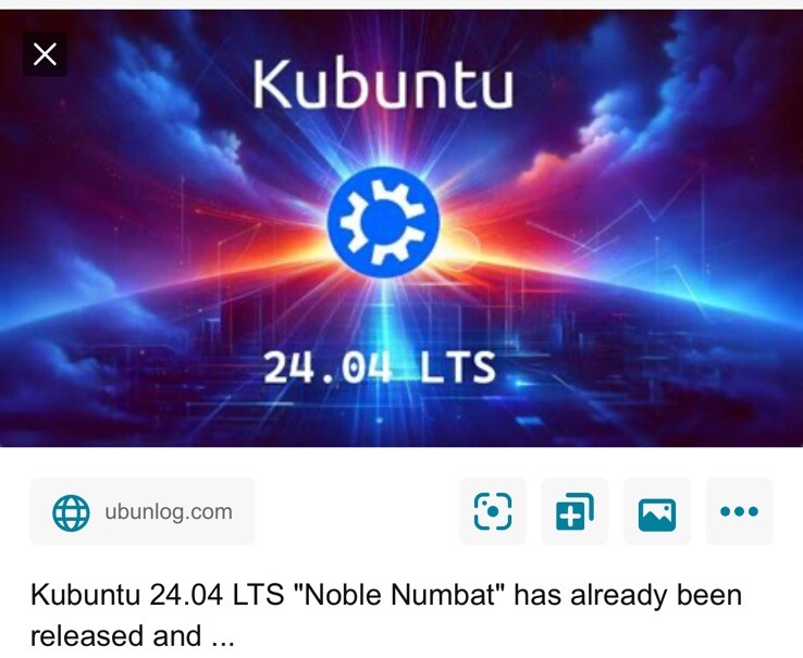 Kubuntu Desktop 25.10 (Plasma 6) 32gb USB-A key Canada only