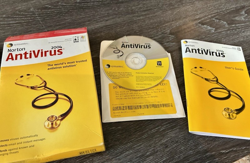 Norton AntiVirus 2004 & 2006 Lot of 2 Computer Software Internet Security Disc gallery