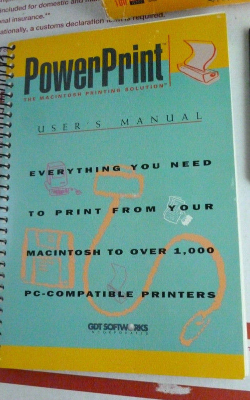 Vintage GDT PowerPrint Mac Printer Driver Software for PC Printers Version 2.5.2 gallery