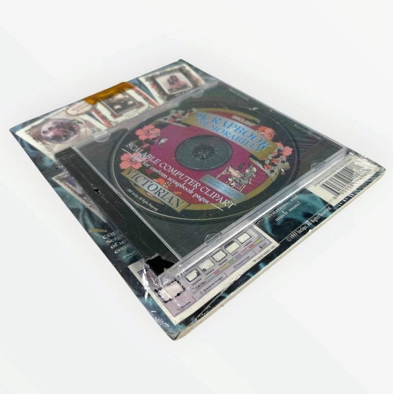 Inclipz Scrapbook Memorabilia Victorian Clipart CD-ROM Sealed 1997 PC Mac gallery