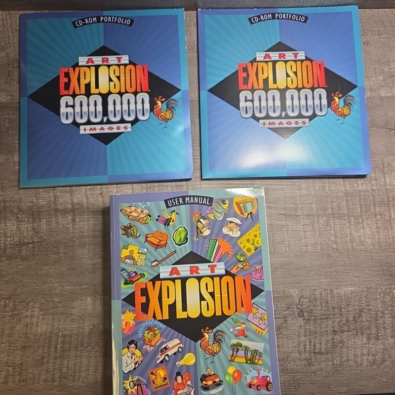 * read - missing discs - Art Explosion Images Massive Clip Art collection 25 CDs gallery
