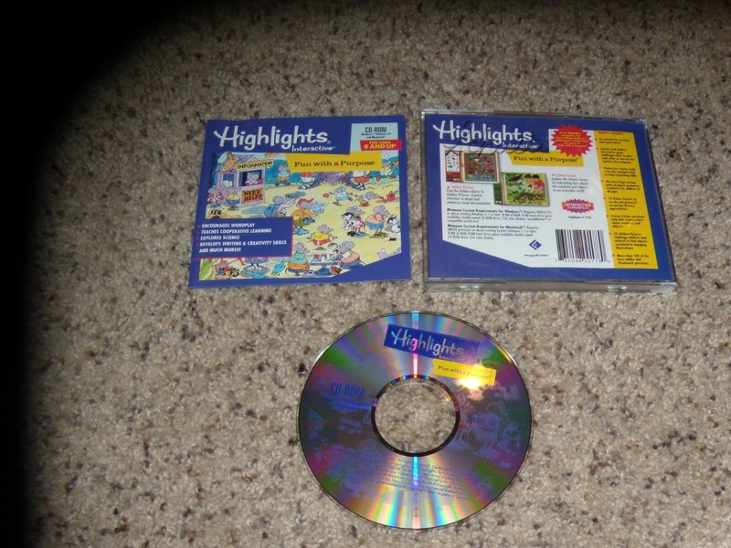 Highlights Fun with a Purpose (PC, 1996) Near Mint Game