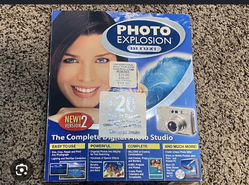 Photo Explosion Deluxe 2.0 The Complete Digital Photo Studio Deluxe 4-CD’s -NEW