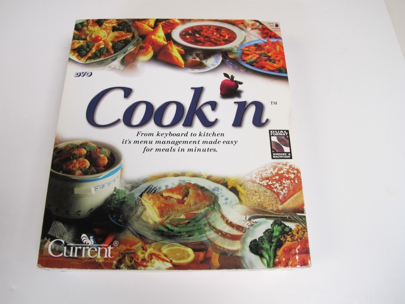 Cook n, 4000 Recipes DVO Enterprises Software, New sealed box, Mac & Windows, CD