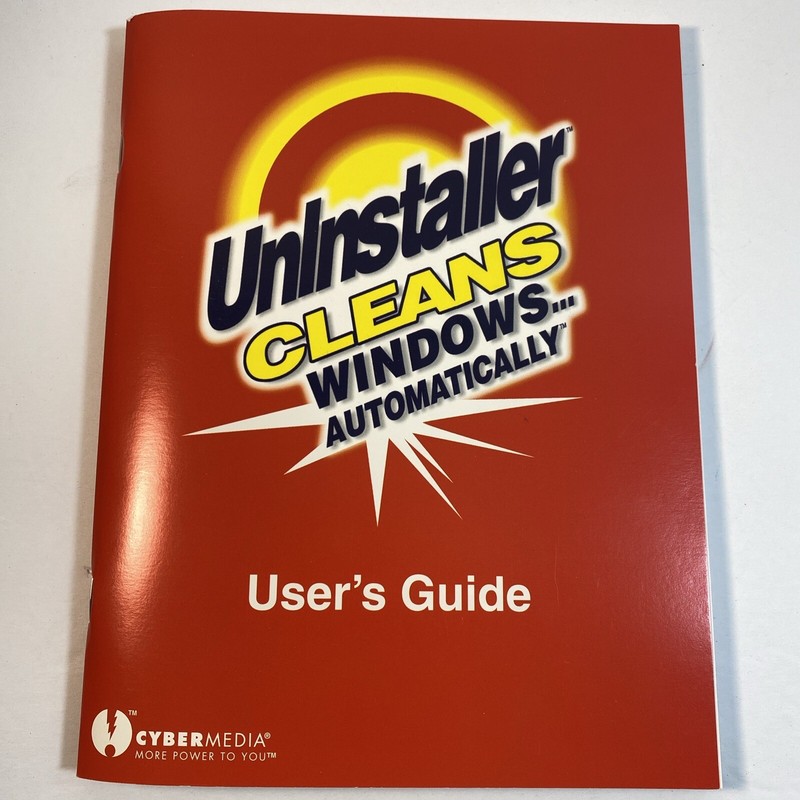 Micro Help Uninstaller Cleans Windows Automatically Windows/95/Manual Only [A46]