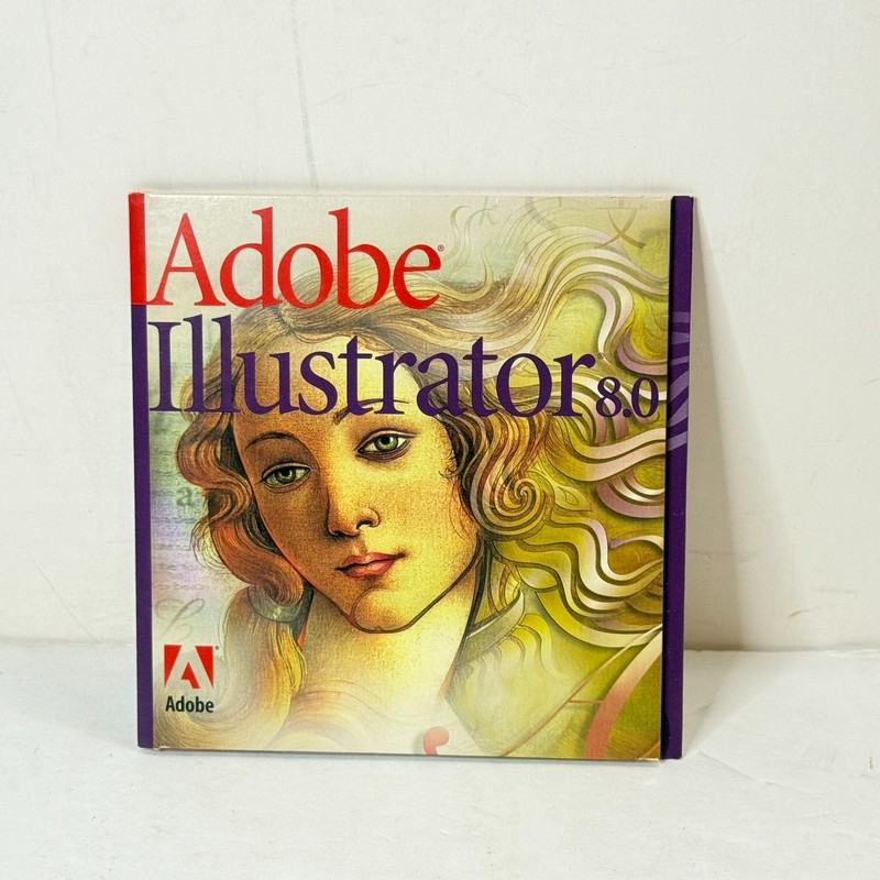 Adobe Illustrator 8.0 Application Upgrade CD ©1998 Software CD-ROM PC *B2G2*