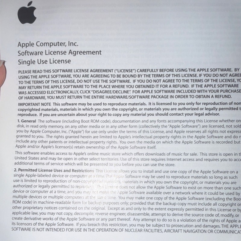 Apple iPod + iTunes Software CD with Manual, Apple Stickers, MPN 2Z691-5617-A gallery