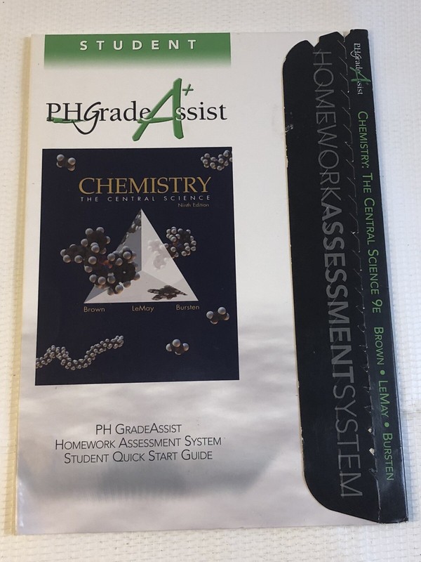 PH Grade Assist Chemistry Homework Assessment System Student PC CDROM Windows XP