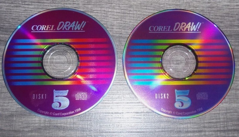 Corel Draw Versions 5 – Clipart Books and CD Software