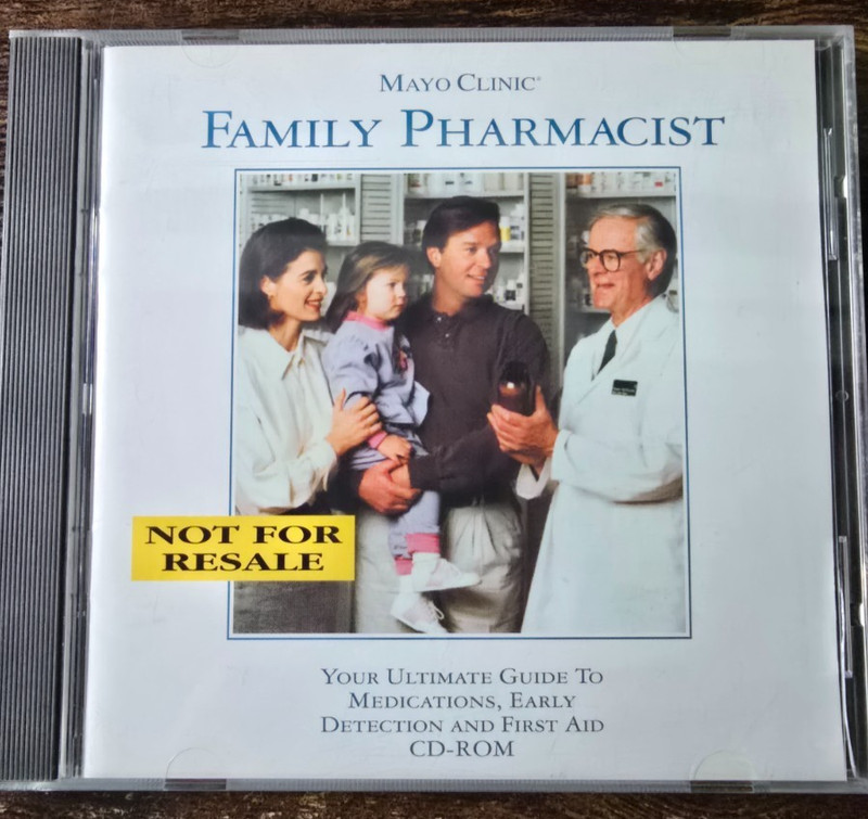 Mayo Clinic Family Pharmacist Medications First Aid Early Detection CD-Rom