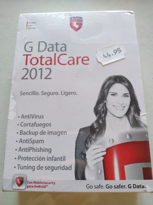 G Data Total Care 2012 Android – 1 Mobile + 1 Año – Activation License Key AM