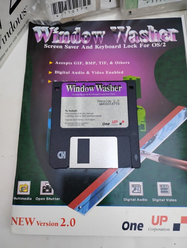 IBM OS/2 Special Edition for Windows 3.1 Diskettes Version 2.1 Windows Washer gallery