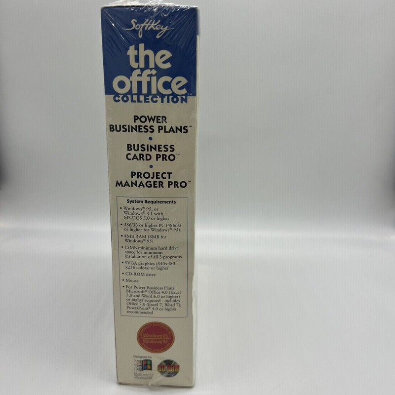 The Office Collection CD-ROM-BIG RETAIL BOX WINDOWS 95 - Factory Sealed gallery