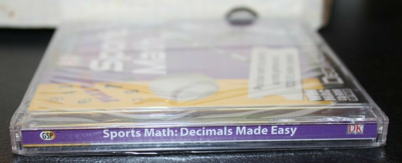 Sports Math: Decimals Made Easy Dorling Kindersley PC CD-ROM Sealed New 8-11 gallery
