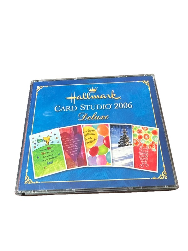 Hallmark Card Studio 2006 – 4 Disc Cd ROM Set