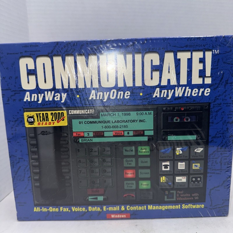 Communicate All-in-one Solution User’s Guide Book + CD-Rom V8.0 Brand New