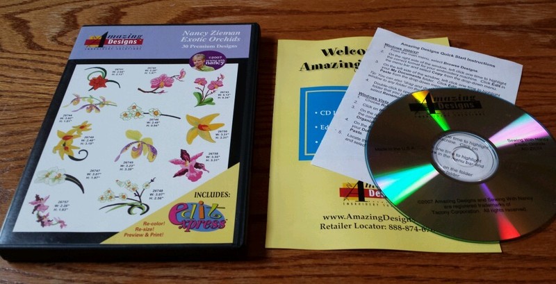 Amazing Designs Embroidery: Nancy Zieman Exotic Orchids (PC CD-ROM) AD-ZIE01