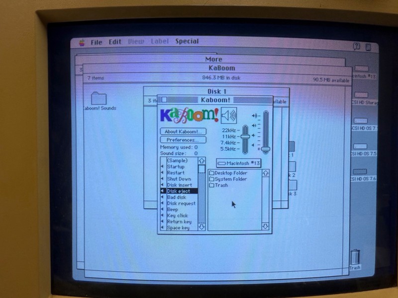 Vintage Macintosh software : KaBoom