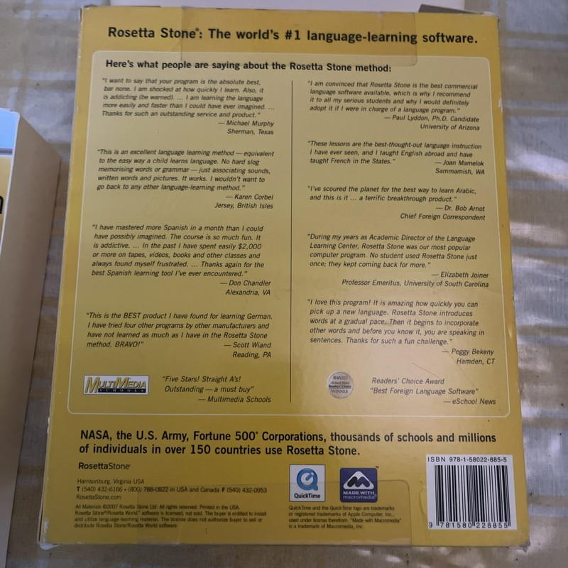 Rosetta Stone Pashto Level 1 Version 2 Language Learning CD Set 2 Discs gallery