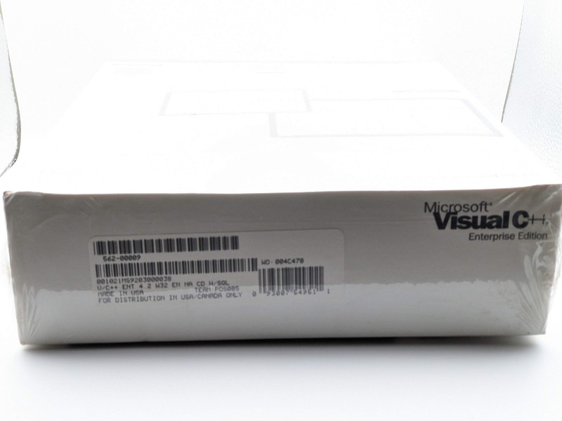 Microsoft Visual C++ 4.2 Enterprise Edition 4.2 Factory Sealed NOS gallery
