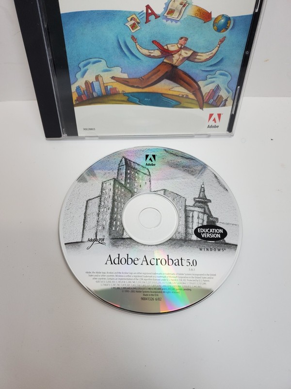 Adobe Acrobat 5.0 CD Software 2001 with Serial Number gallery