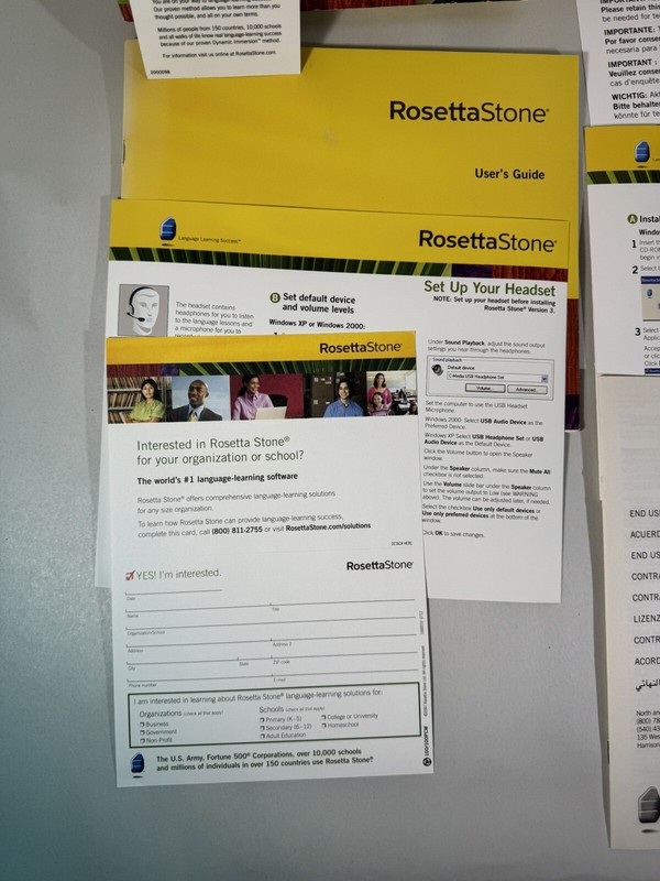 Rosetta Stone Arabic Version 3 Level 1 CD Rom for Windows and MAC gallery