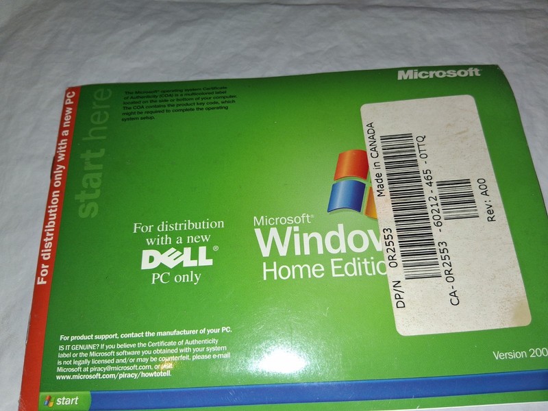 Dell Windows XP HOME SP1a Reinstallation CD - No Product Key Service Pack 1a gallery