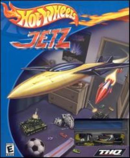 Hot Wheels Jetz PC CD pilot mini tiny jet aircraft through home toy combat game!