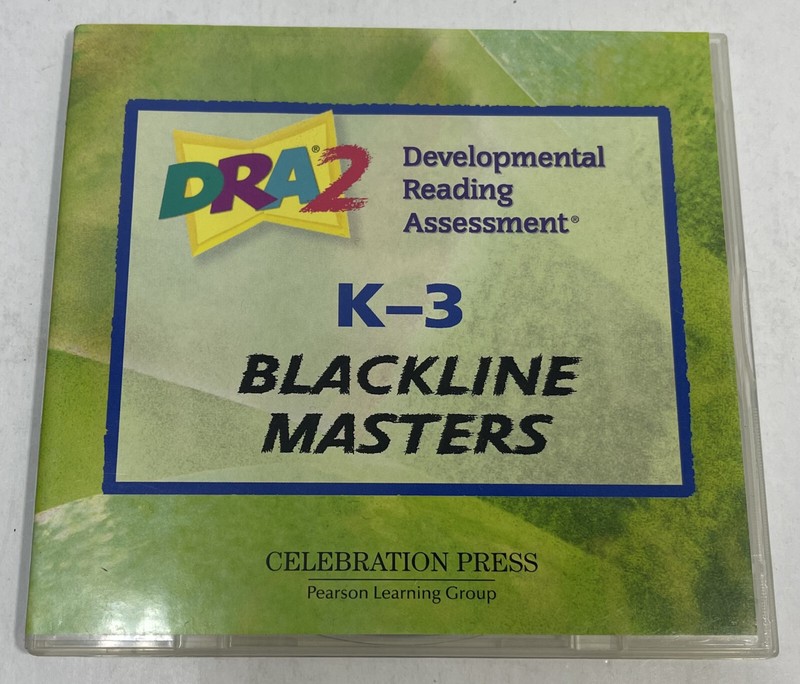 Pearson – Developmental Reading Assessment Grades K-3 Blackline Masters CD-ROM
