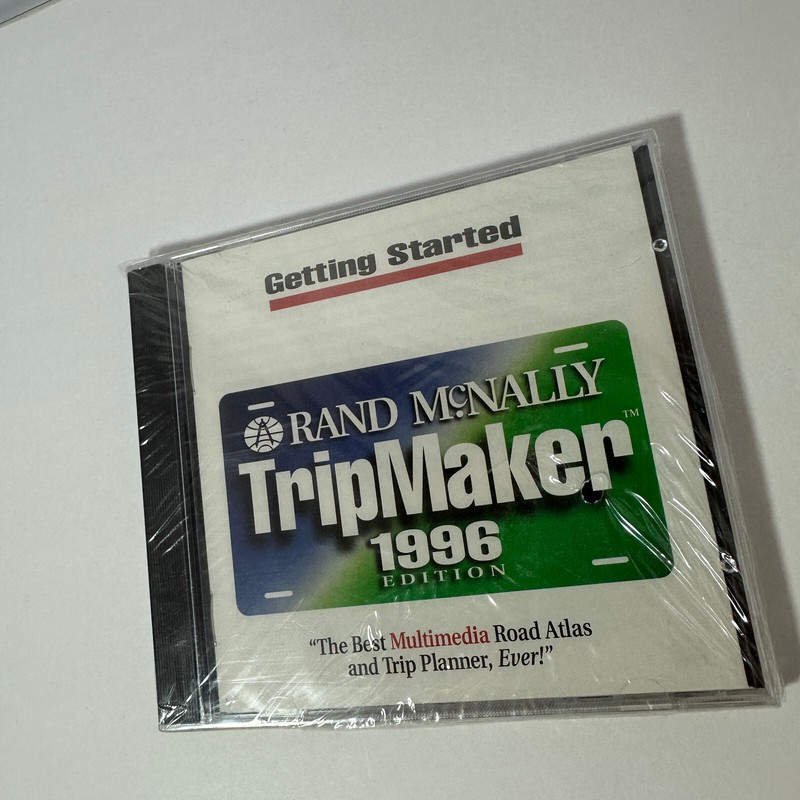 Rand McNally TripMaker 1996 CD-ROM Brand New Sealed gallery