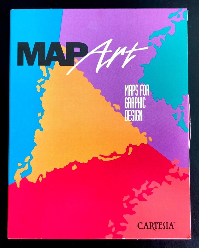 Map Art Software by CARTESIA – World Geopolitical 1996 – Mac & PC CD